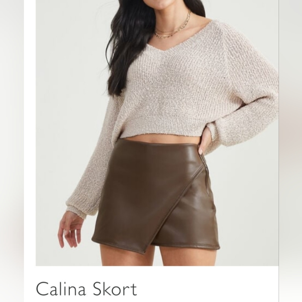 Altar'd State Brown Skort
